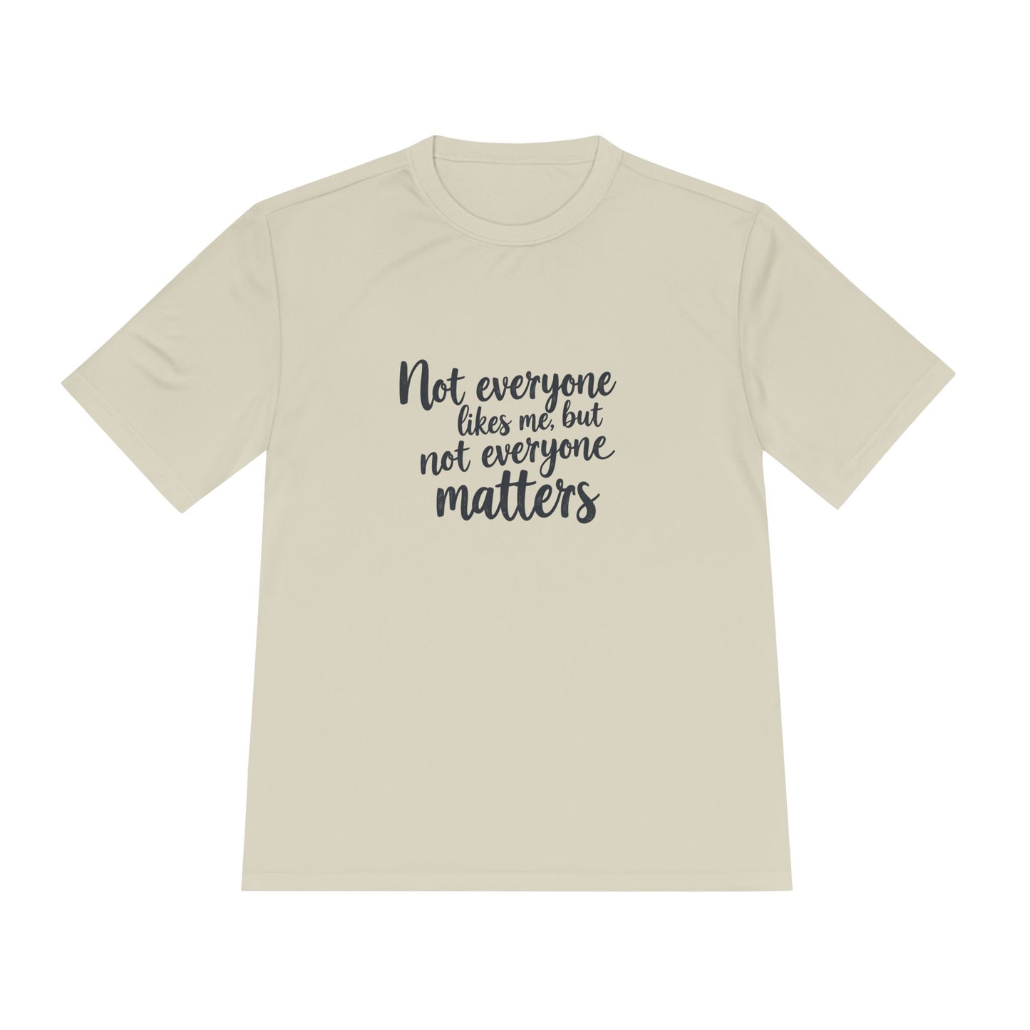 Moisture Wicking Tee with Motivational Quote, Workout Shirt, Gift for Athletes, Fitness Apparel, Casual Wear, Unisex Activewear