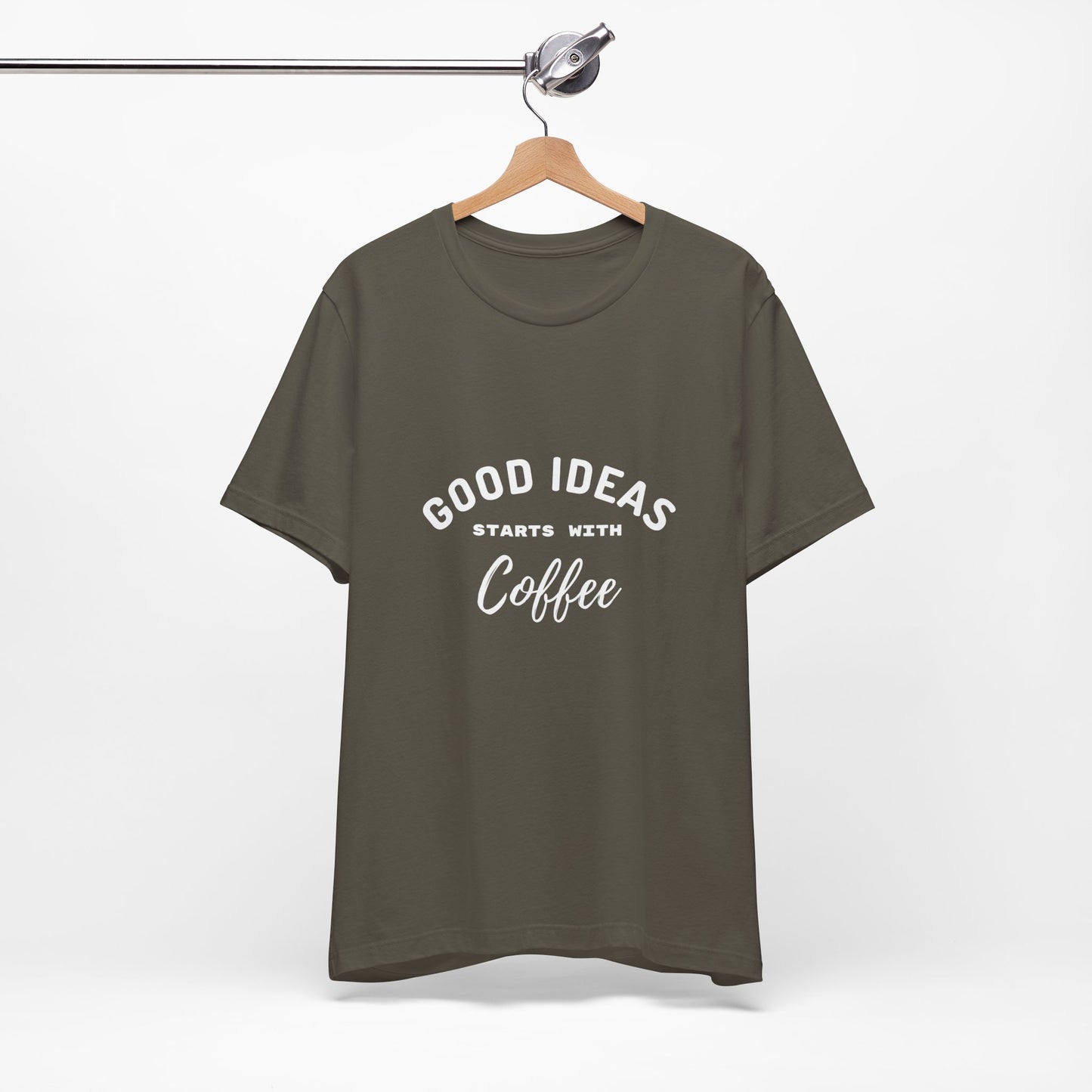 Coffee Lover Unisex Tee - Casual Comfort & Creativity Message