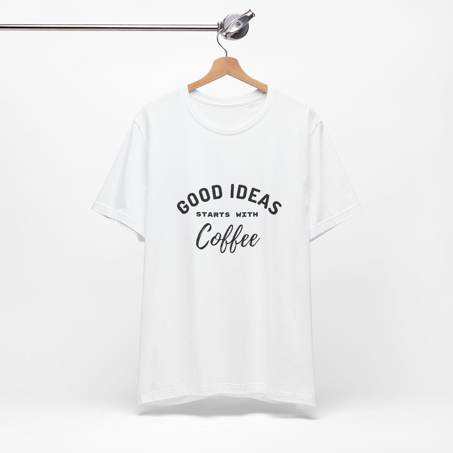 Coffee Lover Unisex Tee - Casual Comfort & Creativity Message