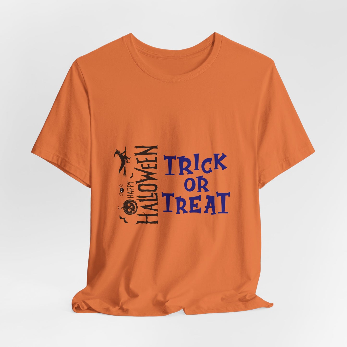 Trick or Treat Halloween Shirt - Unisex Jersey Tee for Halloween Party