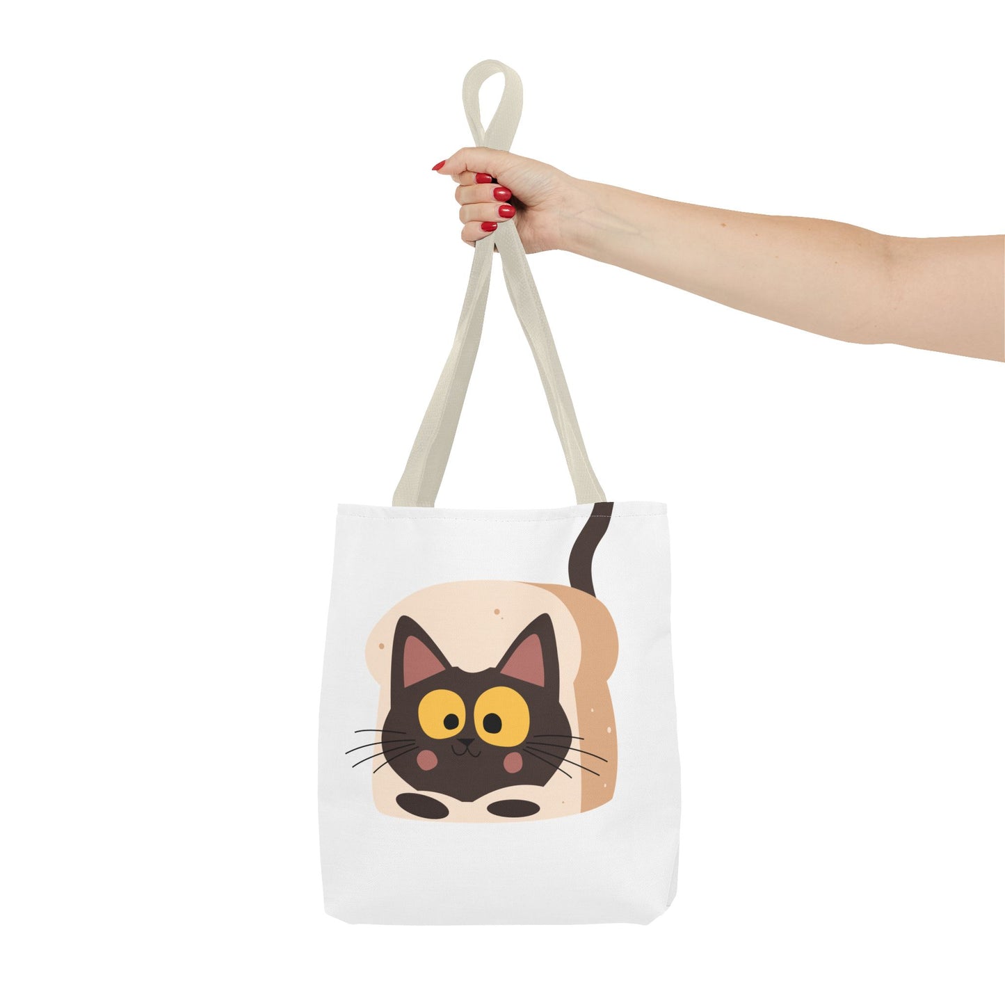 Cute Cat and Bee Cool Tote Bag | Happy Animal Eco-Friendly Bags, Gift for Cat Lovers, Animal Lovers, Fun Shopping Bag, Summer Tote