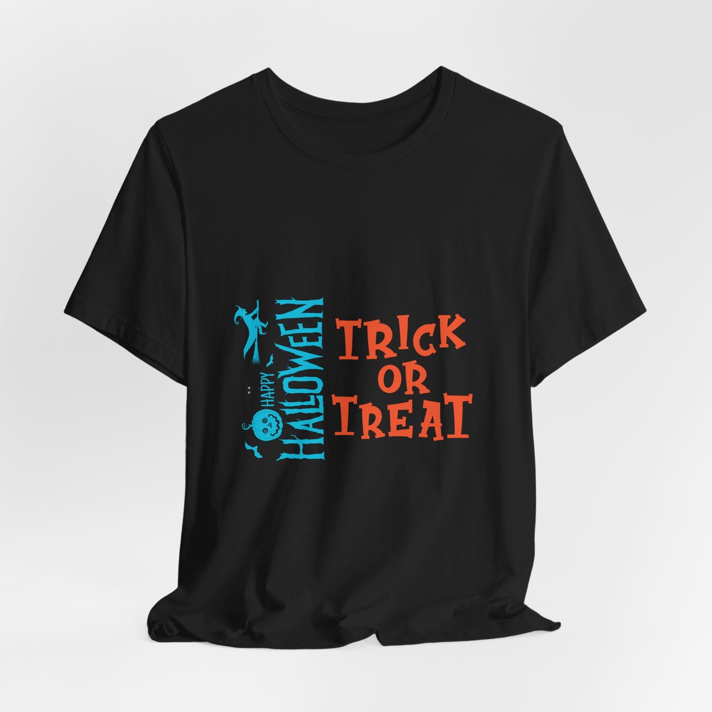 Trick or Treat Halloween Shirt - Unisex Jersey Tee for Halloween Party
