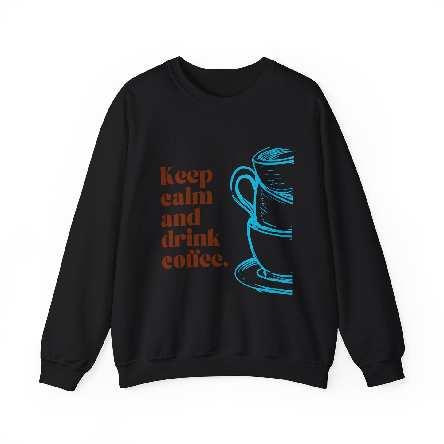 Cozy Coffee Sweatshirt - Unisex Crewneck for Coffee Lovers