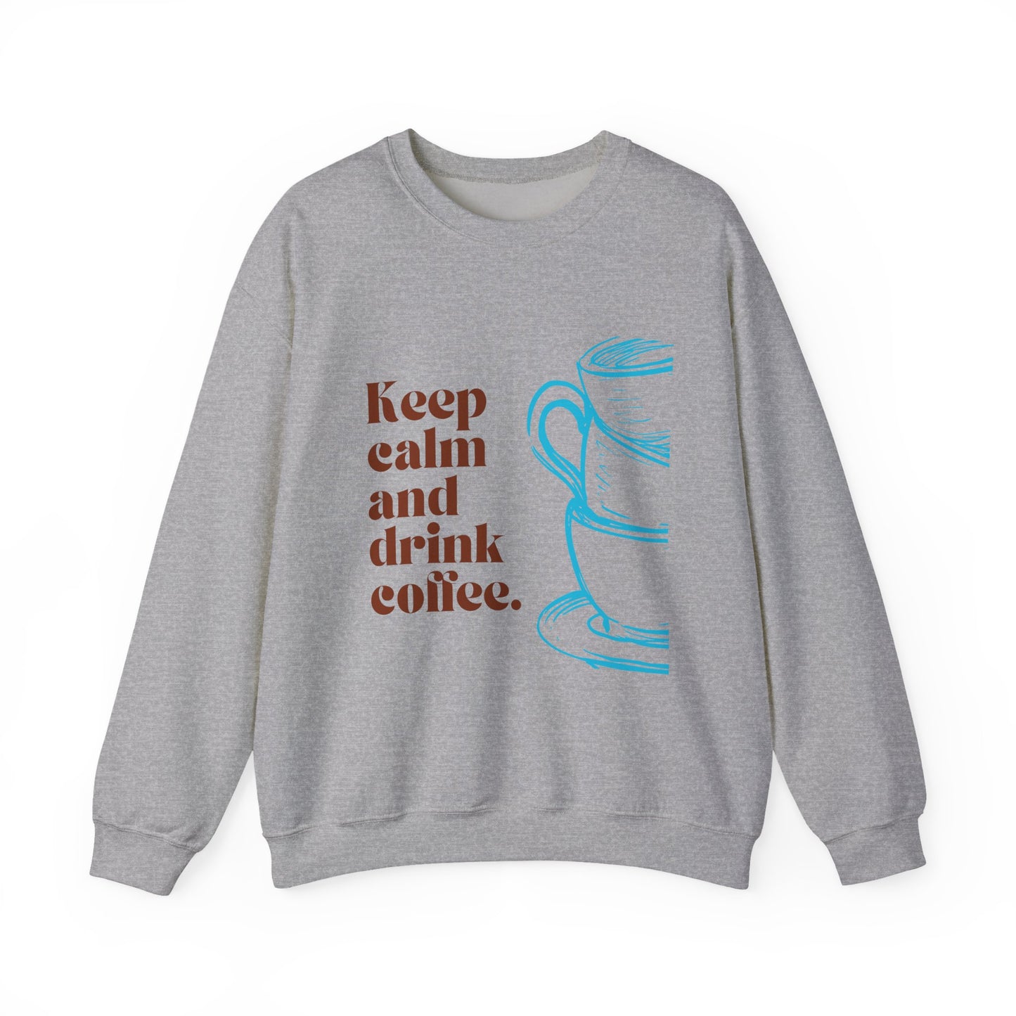 Cozy Coffee Sweatshirt - Unisex Crewneck for Coffee Lovers