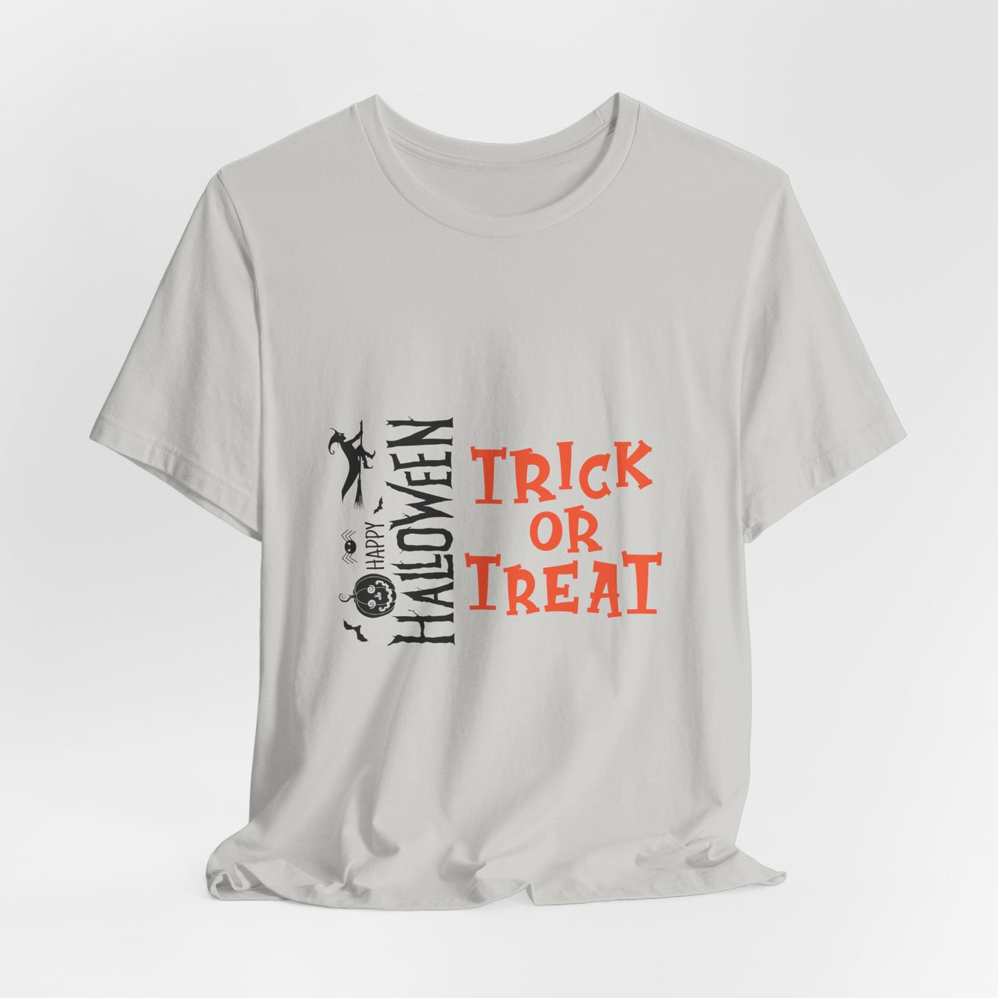 Trick or Treat Halloween Shirt - Unisex Jersey Tee for Halloween Party