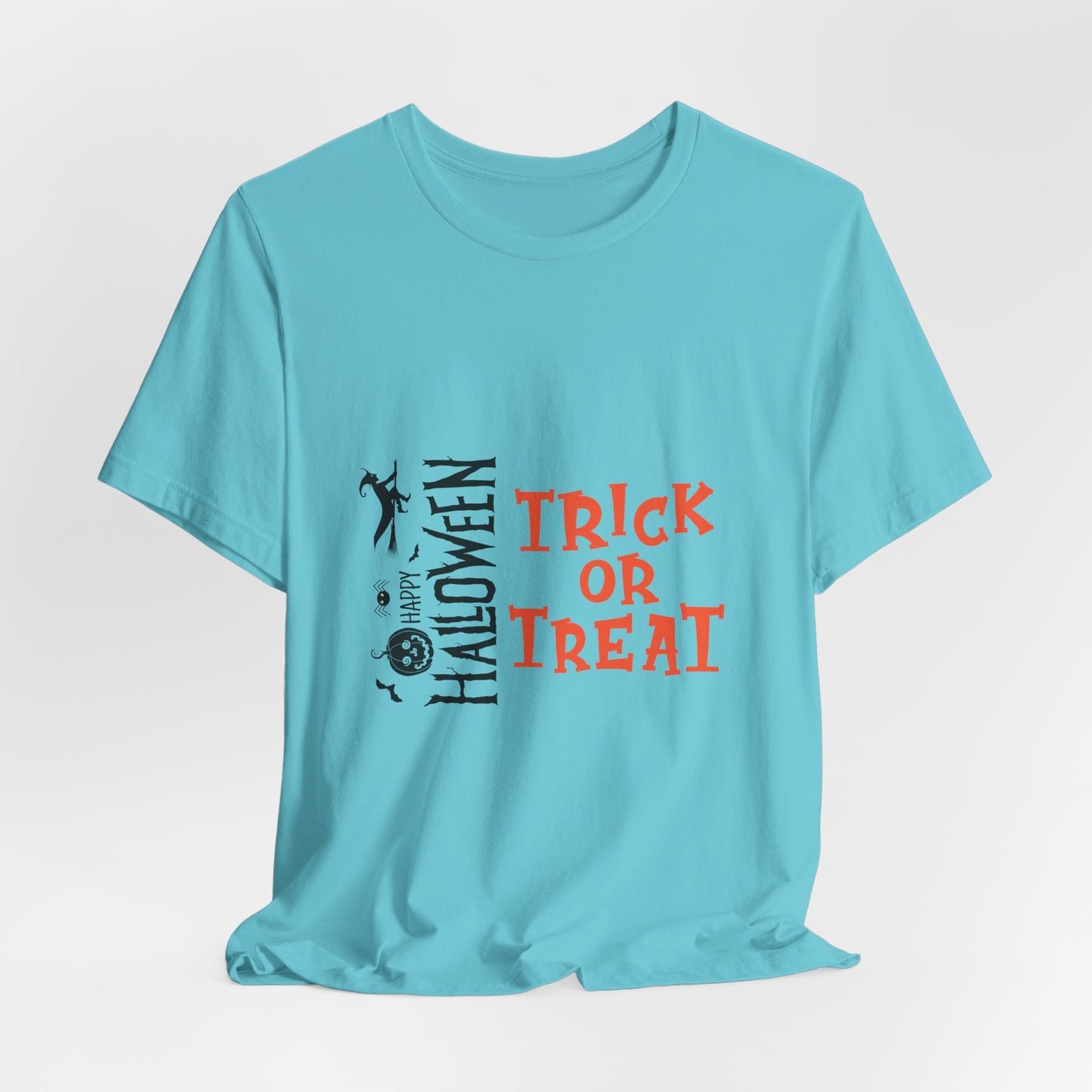 Trick or Treat Halloween Shirt - Unisex Jersey Tee for Halloween Party