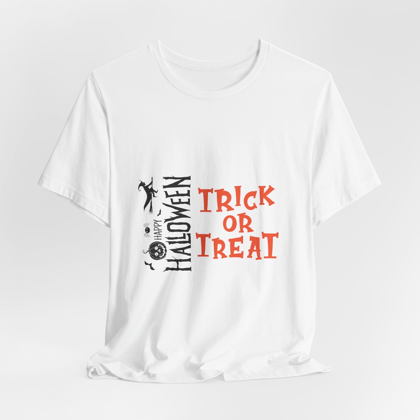 Trick or Treat Halloween Shirt - Unisex Jersey Tee for Halloween Party