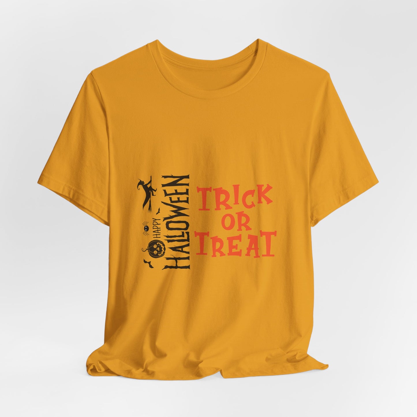 Trick or Treat Halloween Shirt - Unisex Jersey Tee for Halloween Party