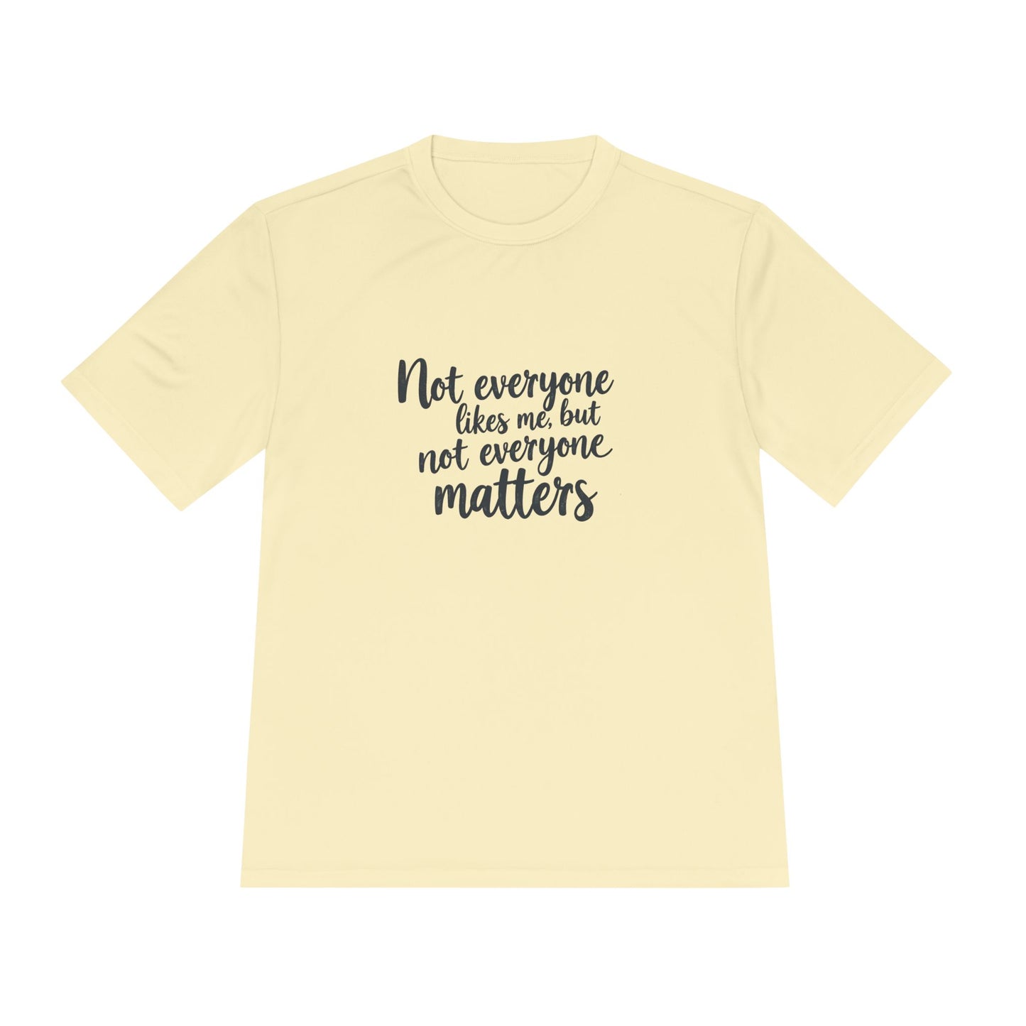 Moisture Wicking Tee with Motivational Quote, Workout Shirt, Gift for Athletes, Fitness Apparel, Casual Wear, Unisex Activewear