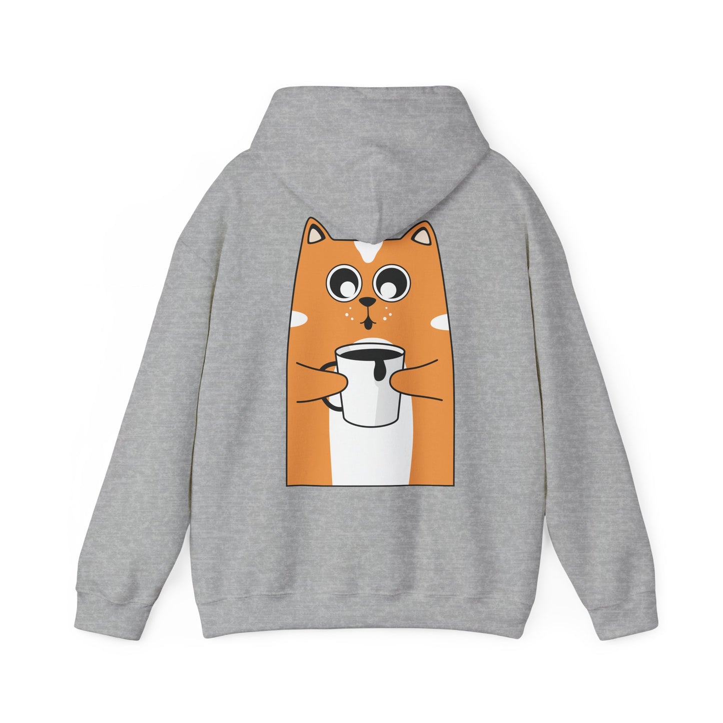 Cozy Cat Graphic Hoodie - Sweet Dreams Sweatshirt, Gifts for Cat Lovers, Comfortable Hooded Sweatshirt, Cute Loungewear, Casual Gift