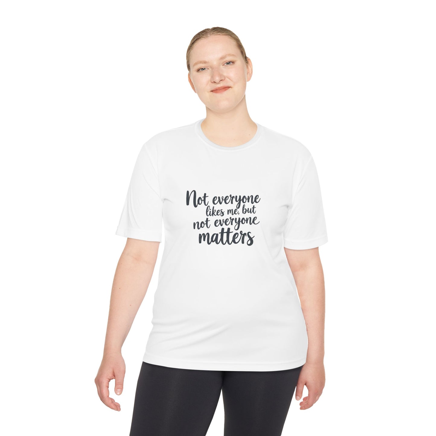 Moisture Wicking Tee with Motivational Quote, Workout Shirt, Gift for Athletes, Fitness Apparel, Casual Wear, Unisex Activewear