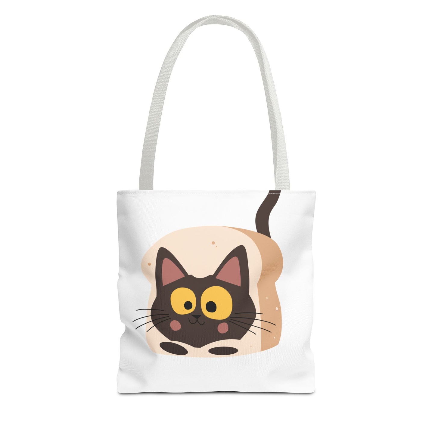 Cute Cat and Bee Cool Tote Bag | Happy Animal Eco-Friendly Bags, Gift for Cat Lovers, Animal Lovers, Fun Shopping Bag, Summer Tote