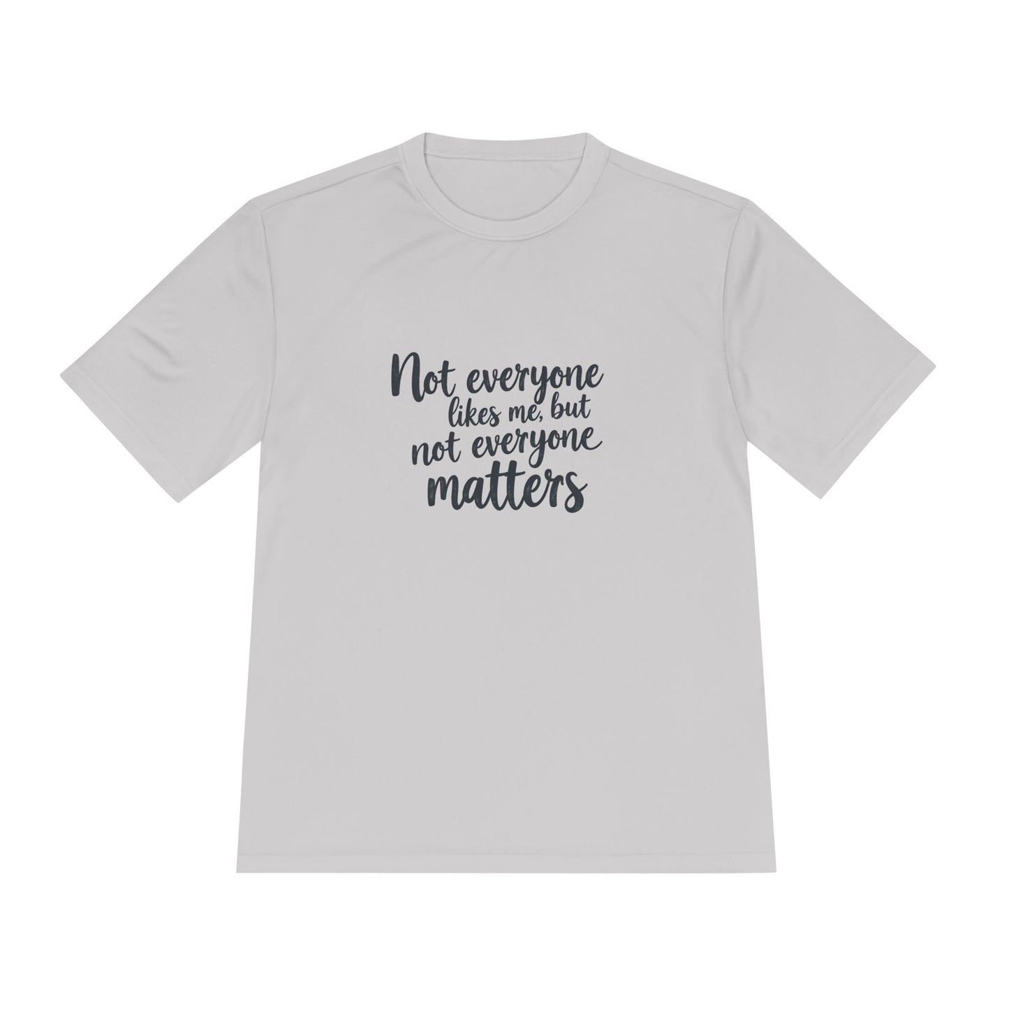 Moisture Wicking Tee with Motivational Quote, Workout Shirt, Gift for Athletes, Fitness Apparel, Casual Wear, Unisex Activewear