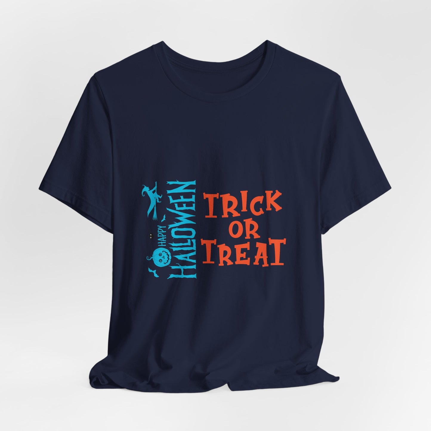 Trick or Treat Halloween Shirt - Unisex Jersey Tee for Halloween Party