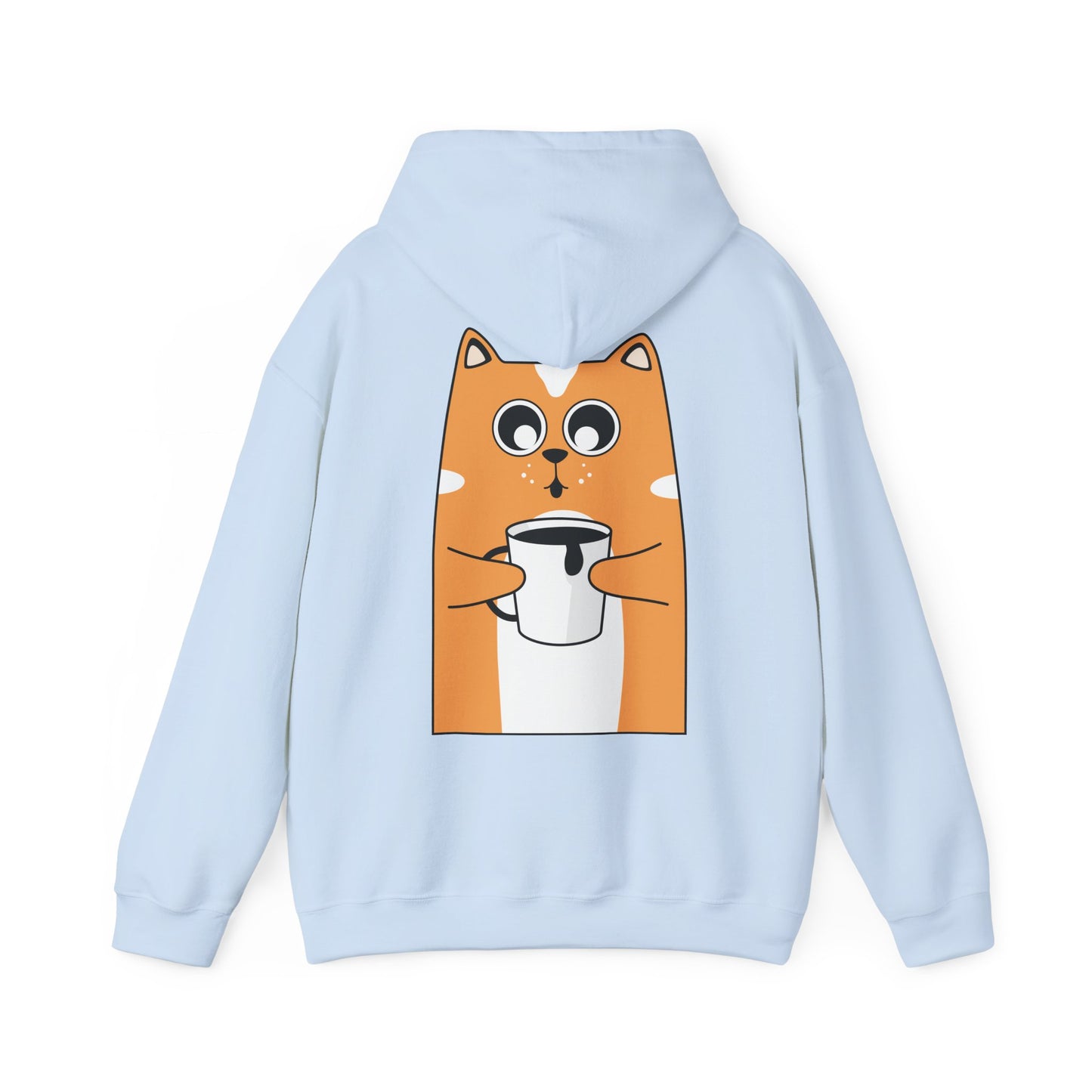 Cozy Cat Graphic Hoodie - Sweet Dreams Sweatshirt, Gifts for Cat Lovers, Comfortable Hooded Sweatshirt, Cute Loungewear, Casual Gift
