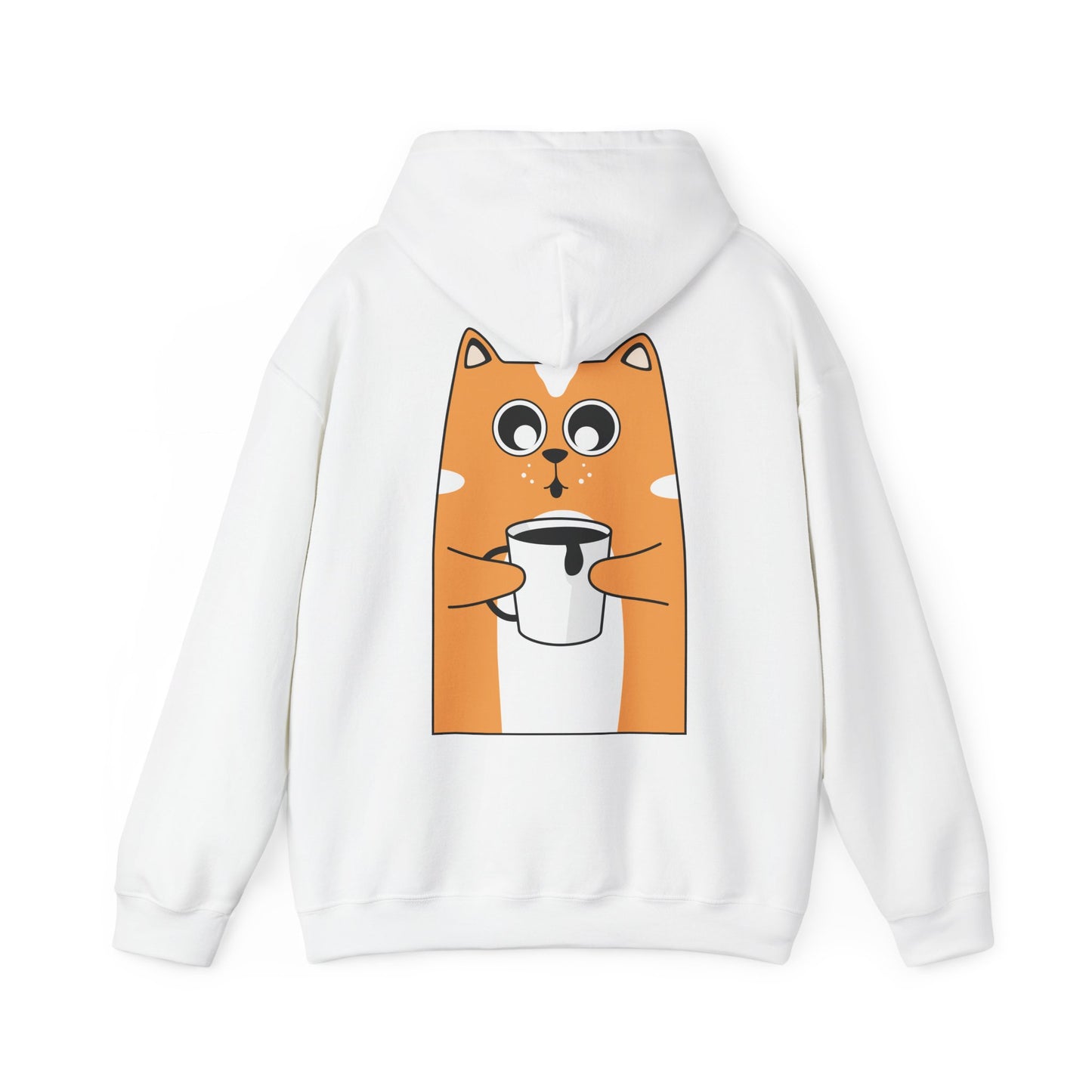 Cozy Cat Graphic Hoodie - Sweet Dreams Sweatshirt, Gifts for Cat Lovers, Comfortable Hooded Sweatshirt, Cute Loungewear, Casual Gift