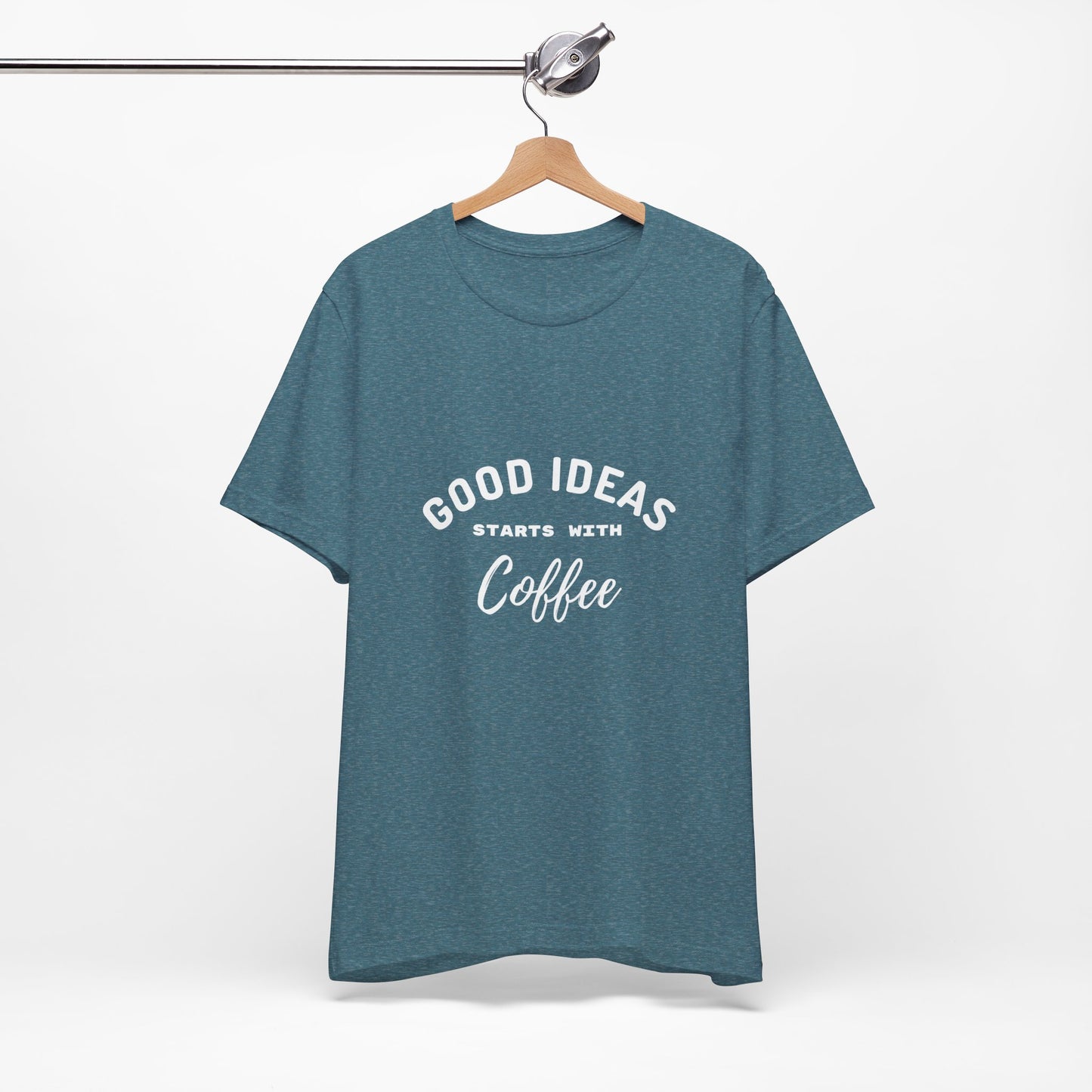 Coffee Lover Unisex Tee - Casual Comfort & Creativity Message