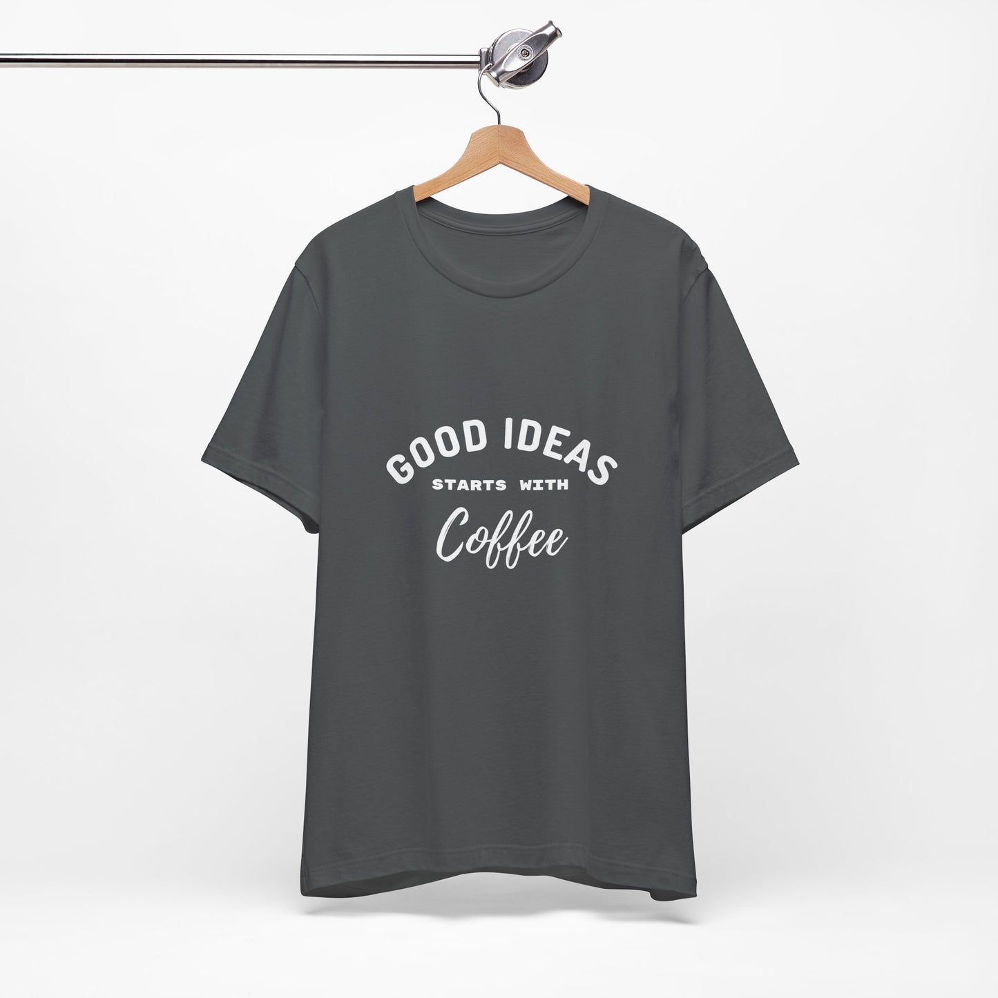 Coffee Lover Unisex Tee - Casual Comfort & Creativity Message