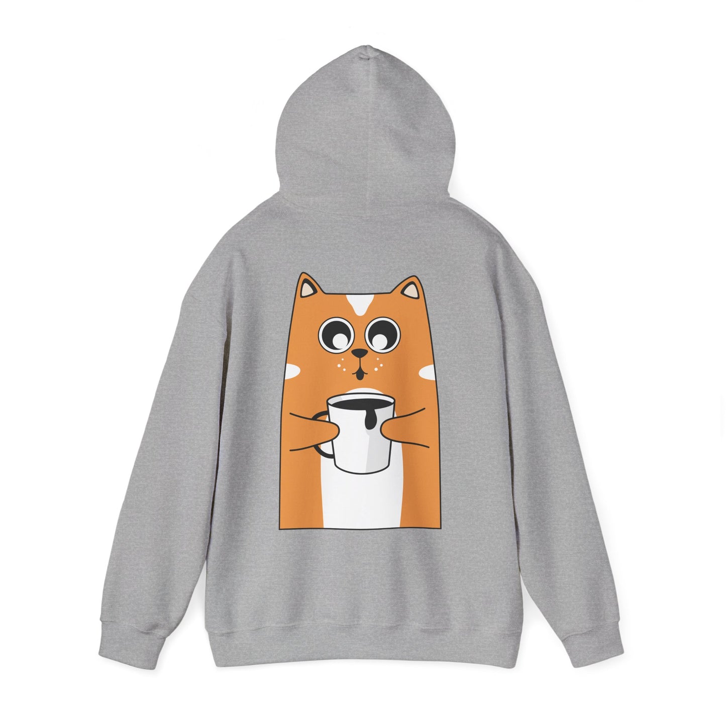 Cozy Cat Graphic Hoodie - Sweet Dreams Sweatshirt, Gifts for Cat Lovers, Comfortable Hooded Sweatshirt, Cute Loungewear, Casual Gift