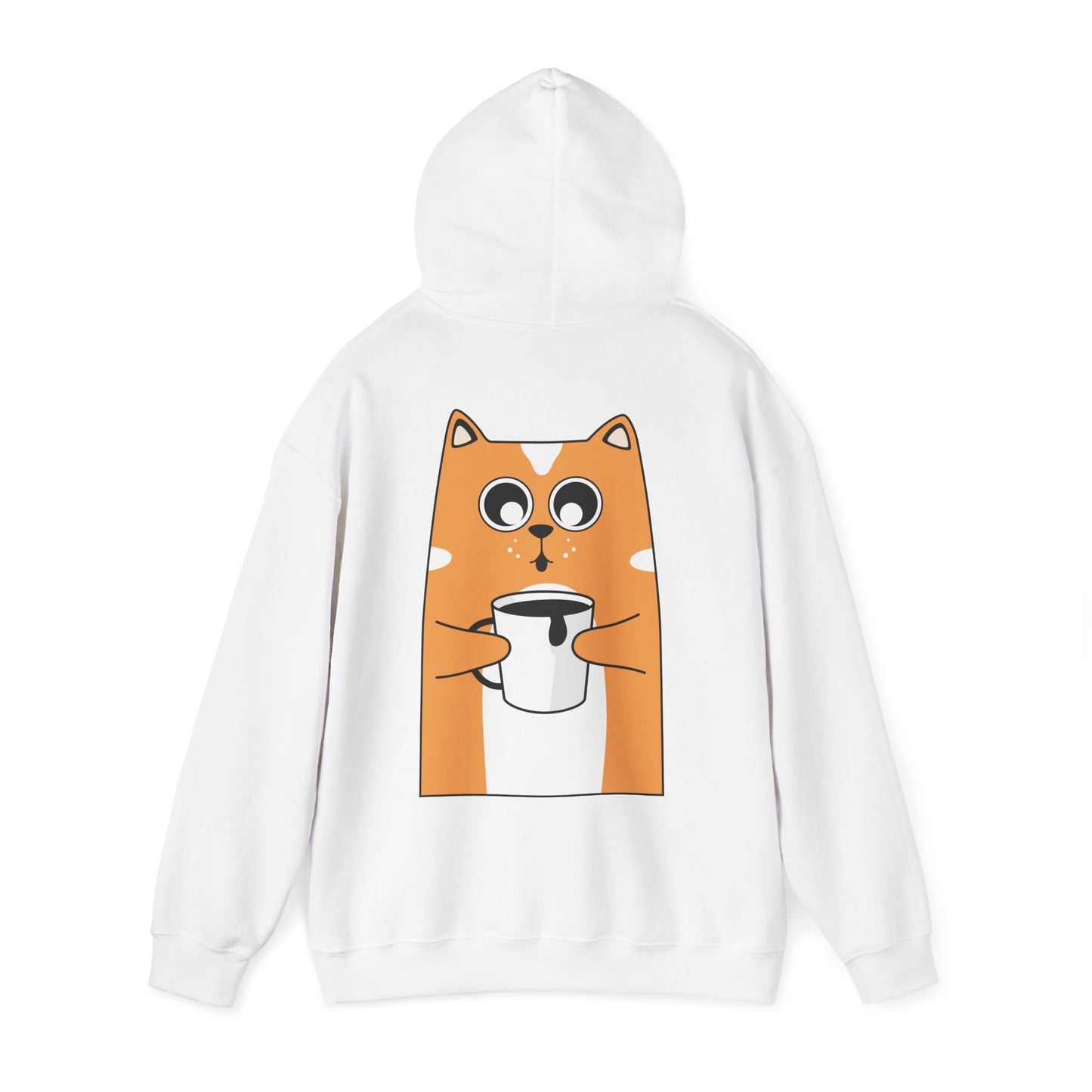 Cozy Cat Graphic Hoodie - Sweet Dreams Sweatshirt, Gifts for Cat Lovers, Comfortable Hooded Sweatshirt, Cute Loungewear, Casual Gift