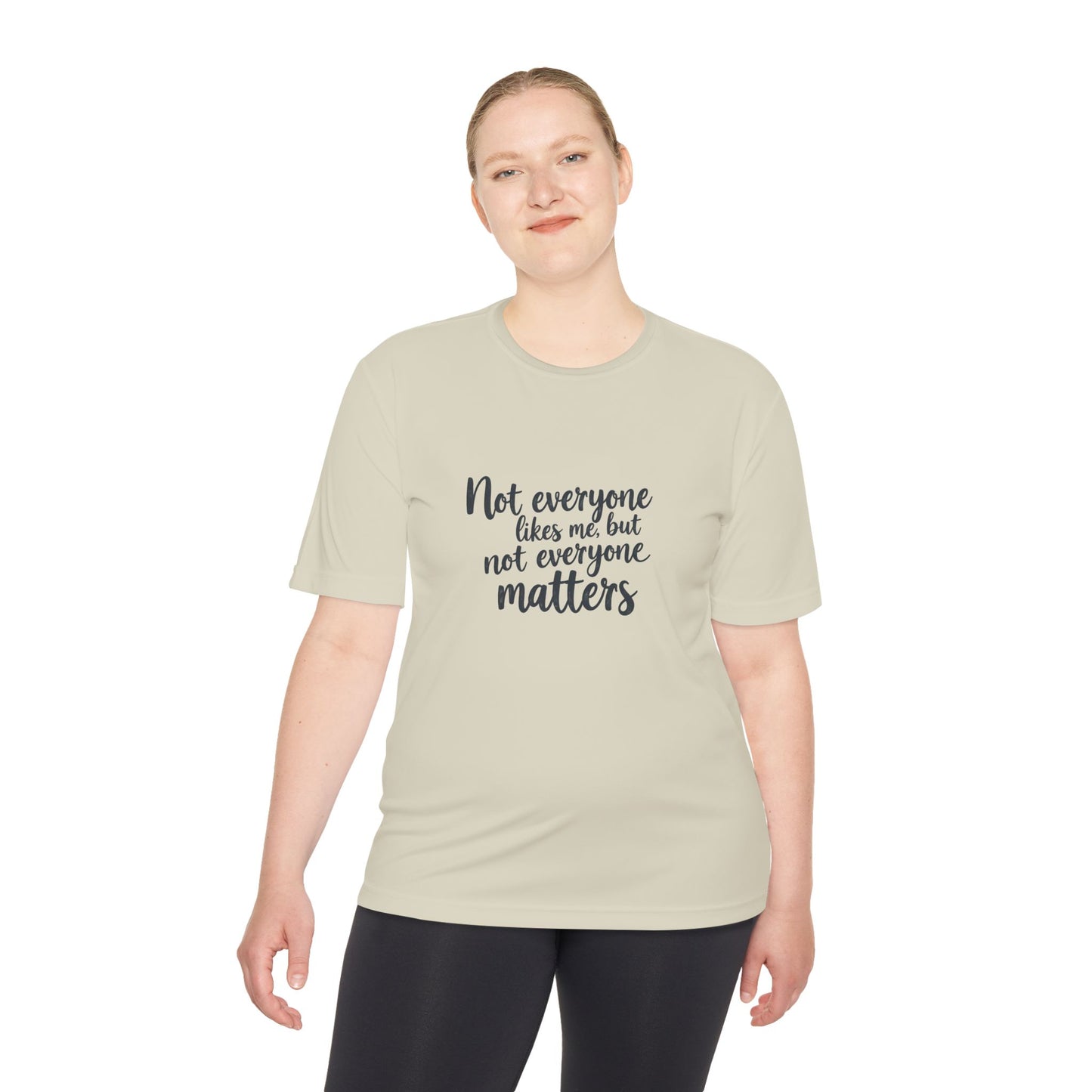 Moisture Wicking Tee with Motivational Quote, Workout Shirt, Gift for Athletes, Fitness Apparel, Casual Wear, Unisex Activewear