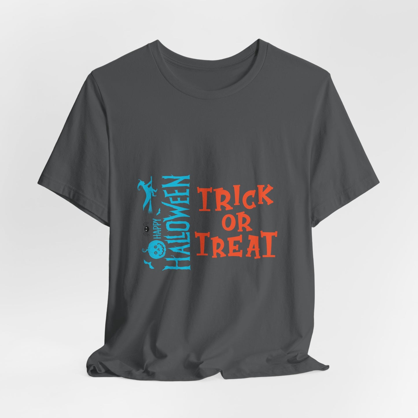 Trick or Treat Halloween Shirt - Unisex Jersey Tee for Halloween Party