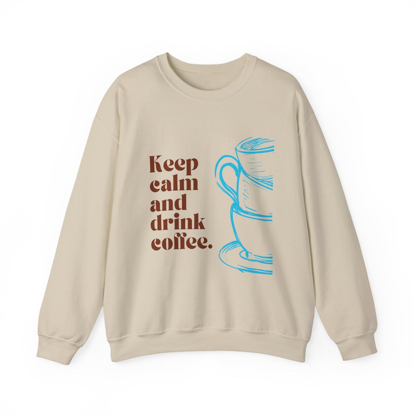 Cozy Coffee Sweatshirt - Unisex Crewneck for Coffee Lovers