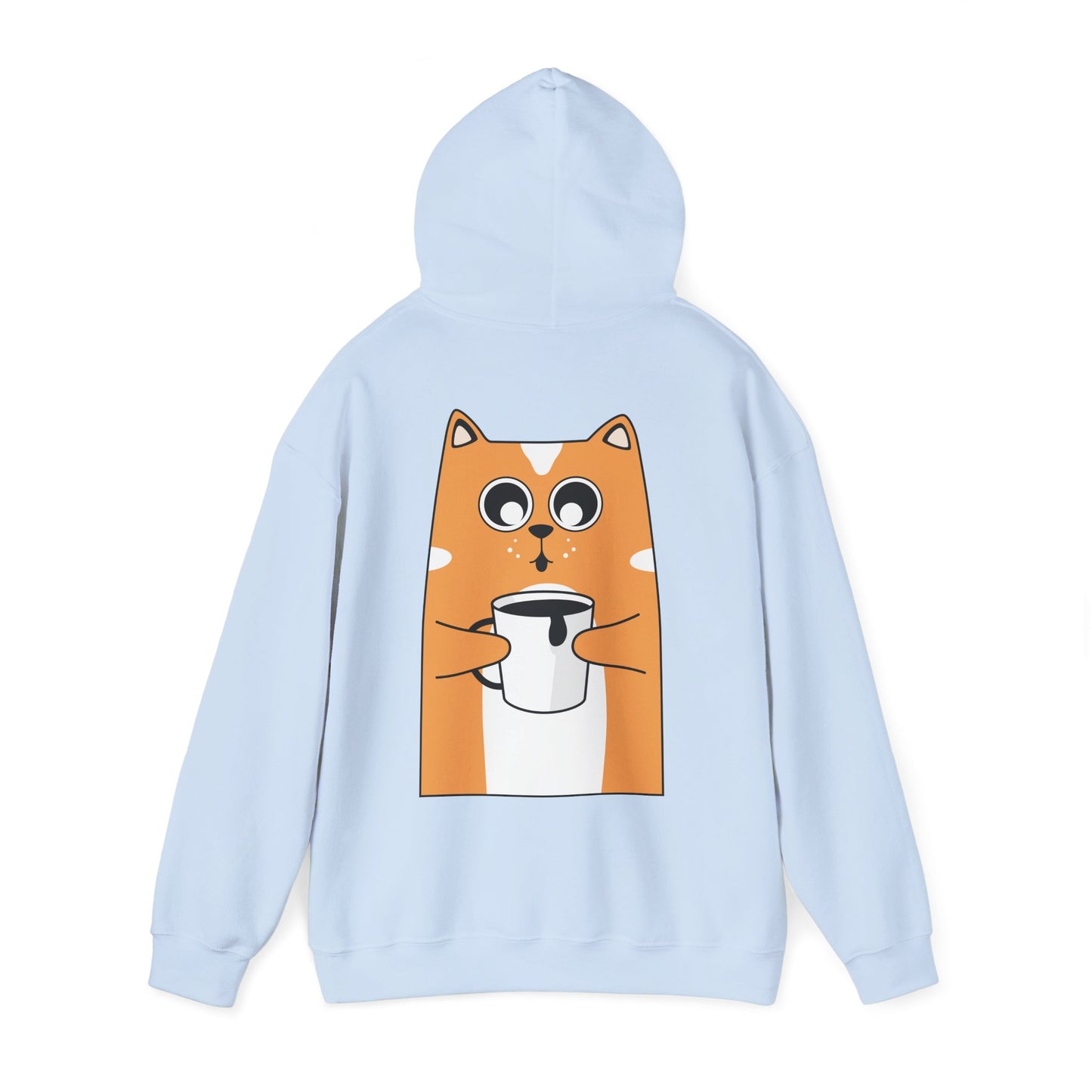 Cozy Cat Graphic Hoodie - Sweet Dreams Sweatshirt, Gifts for Cat Lovers, Comfortable Hooded Sweatshirt, Cute Loungewear, Casual Gift